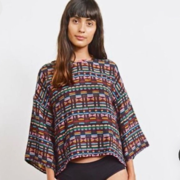 Ace & Jig Play Top Reversible Multicolor S in Kaleidoscope - Picture 1 of 6